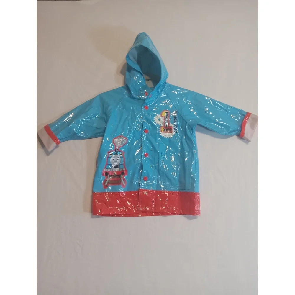Thomas The Train Raincoat Size 3T Kids Toddler Blue Western‎ Chief Read